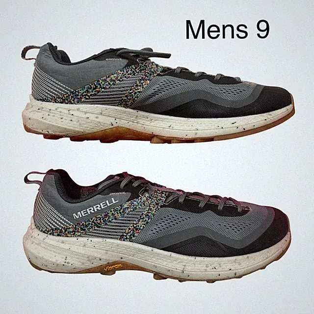 Merrell Nova 2 Eco Trail Running Shoes Grey Vibram Gorpcore Hiking Outdoor M 9