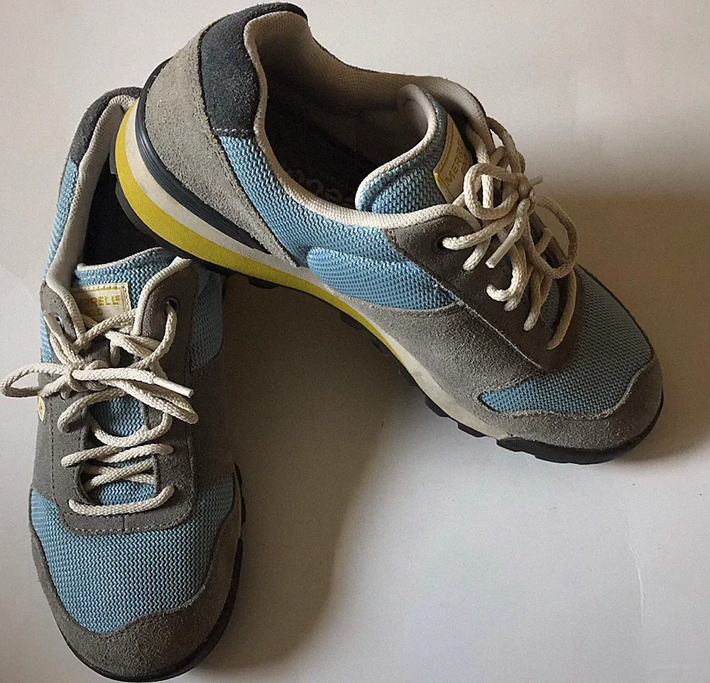 Merrell Shoes Solo Blue Wild Dove Forget Me Not Air Cushioned Size 8.5 Ladies