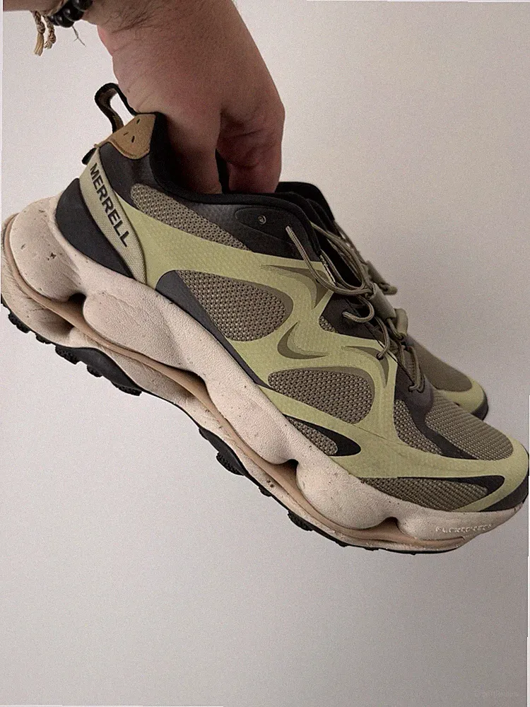 Merrell SpeedARC Matis Herren Größe 8,5 schwarz oliv sportliche Trailrunningschuhe