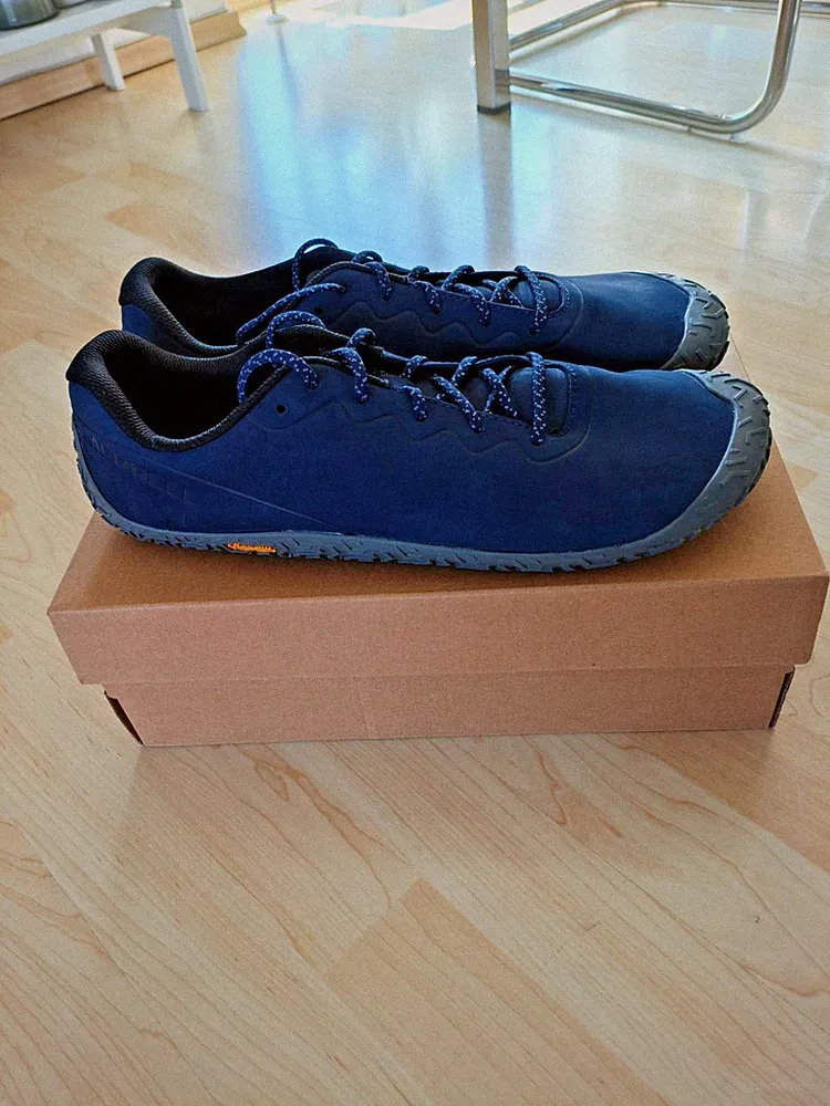 MERRELL VAPOR GLOVE 6 - Laufschuh Straße - dunkelblau, GR. EU 49