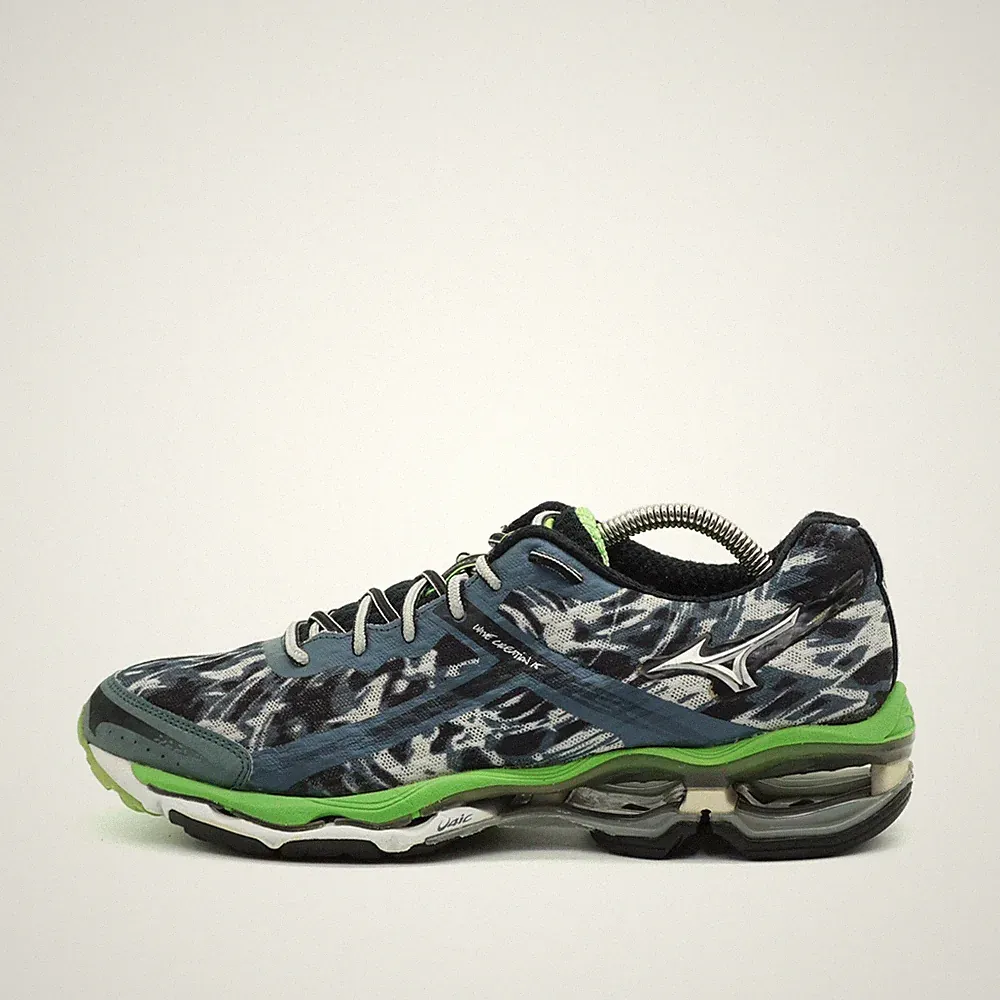 Mizuno Herren Wave Creation 16 Sneaker Blau/Grün Low-Top Laufschuhe EU 41