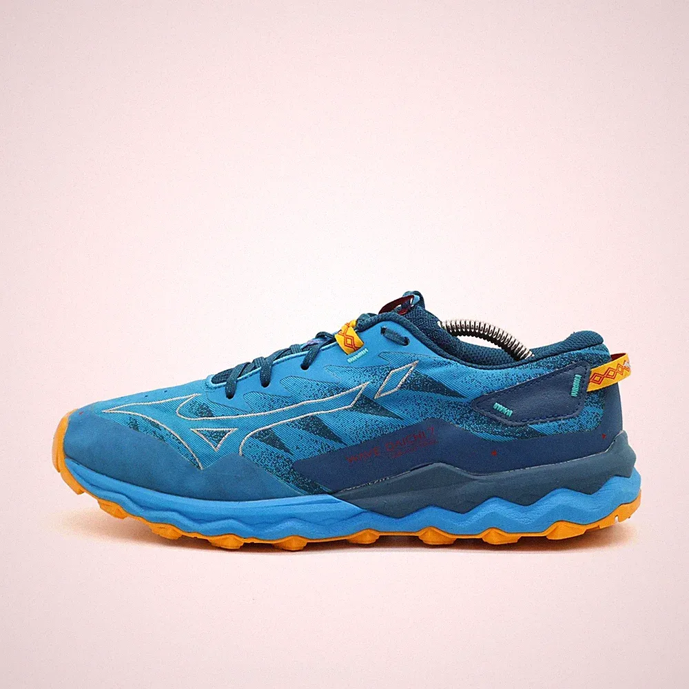 Mizuno Herren Wave Daichi 7 Laufschuhe blau Atmungsaktiv Trailrunning EU 42