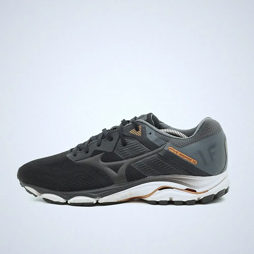 Mizuno Herren Wave Inspire 16 Sportschuh EU 44 Schwarz/Grau J1GC204509 2E