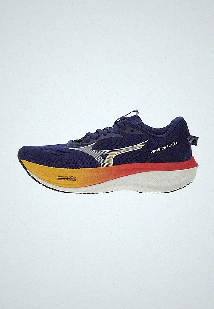 Mizuno Herren Wave Rider 30 Laufschuh J1GM262054 Beacon Blue Dark Slate