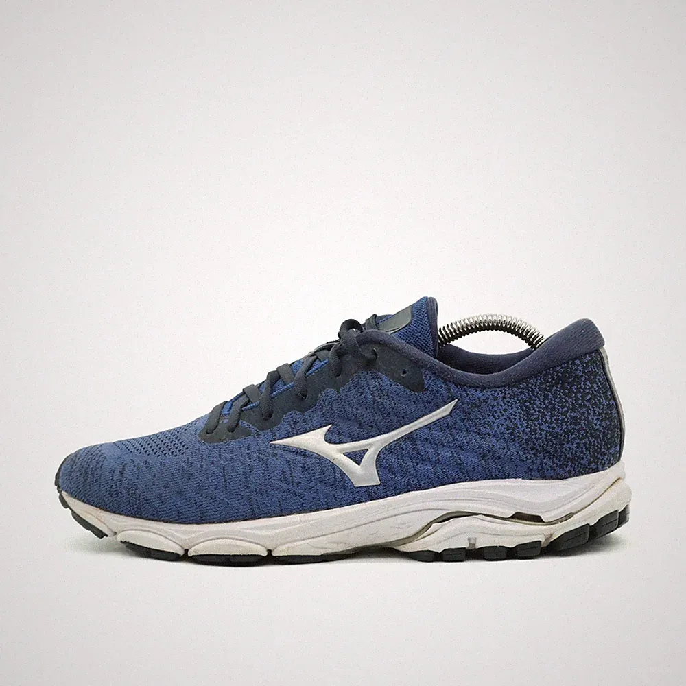Mizuno Herren Wave Rider Sportschuh EU 42 Blau J1GC201304 Mesh Low-Top �mpfung