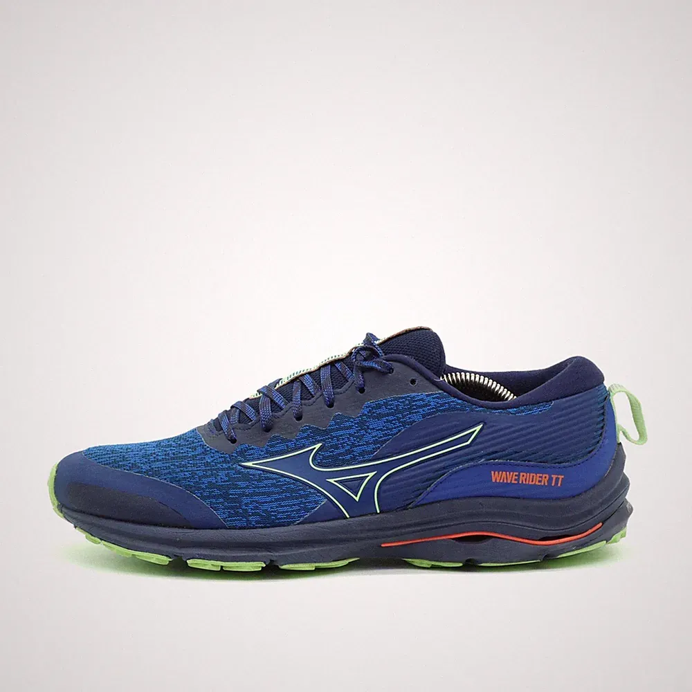 Mizuno Herren Wave Rider TT Sportschuh EU 43 Blau J1GC223201 Atmungsaktiv Sohle
