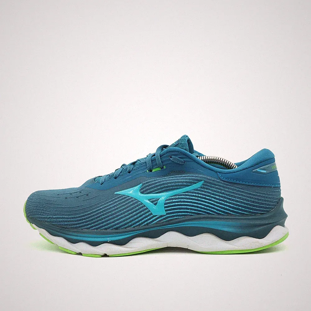 Mizuno Herren Wave Sky 05 Sportschuh blau/türkis Low-Top Laufschuh EU 42.5