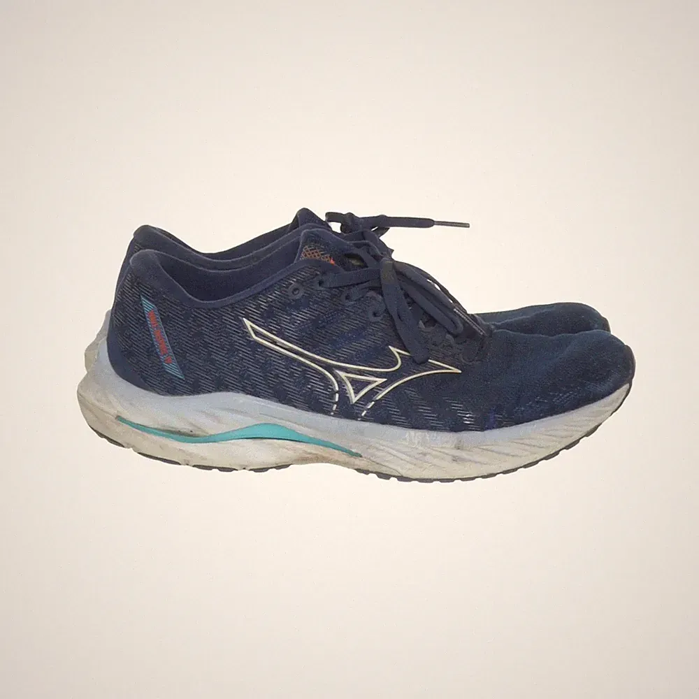 Mizuno, Laufschuhe, Größe: 40, WAVE INSPIRE 19, Blau, Herren #XkQ