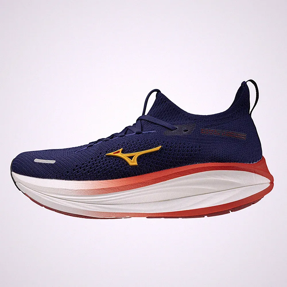 Mizuno Neo Vista 3 Herren Laufschuhe blau gepolstert Sport Training Turnschuhe