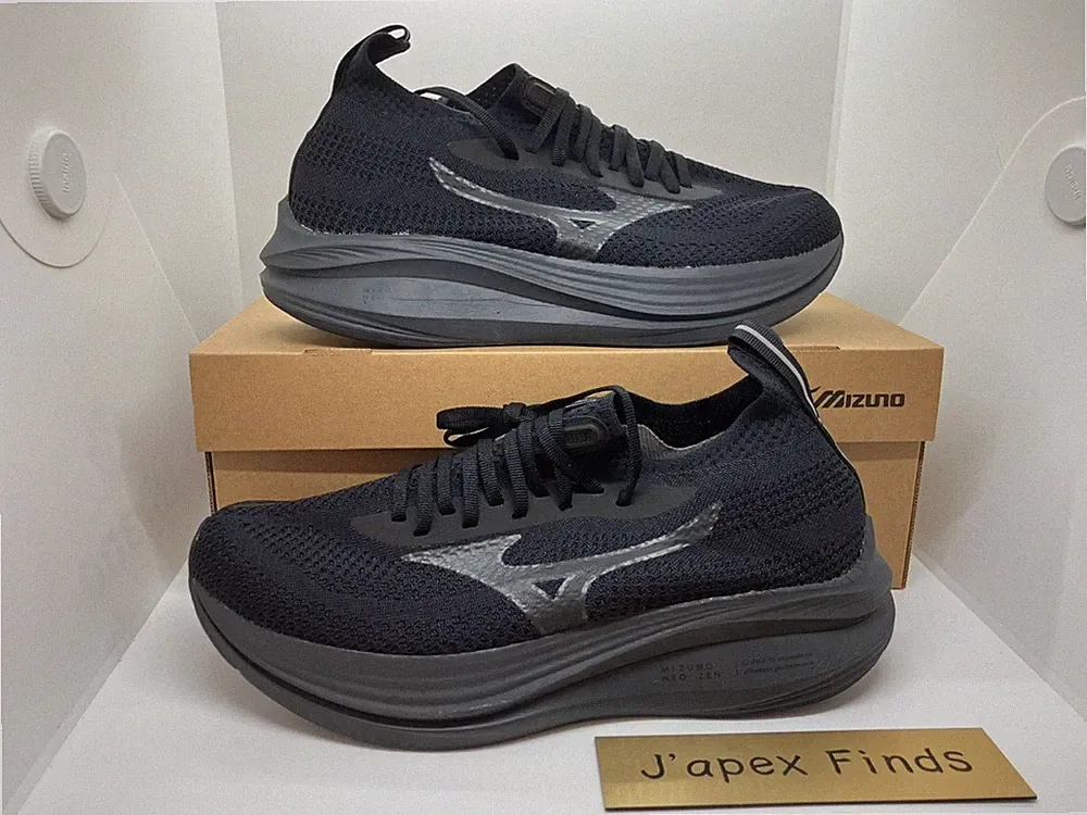 Mizuno NEO ZEN J1GC2530 01 Unisex-Laufschuhe schwarz x schwarz Herrengröße...