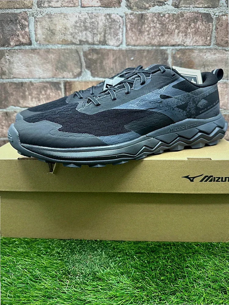 Mizuno Wave Ibuki 5 GTX J1GJ255902 Turnschuhe Herren UK 10 schwarz Trailrunningschuhe