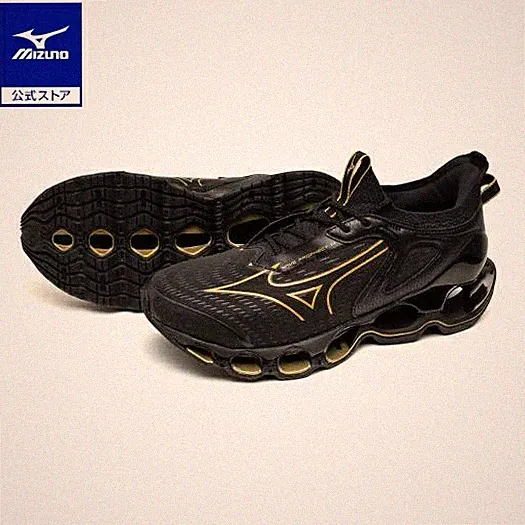 Mizuno Wave Prophecy 14 Black Gold Laufschuhe 23,5 cm