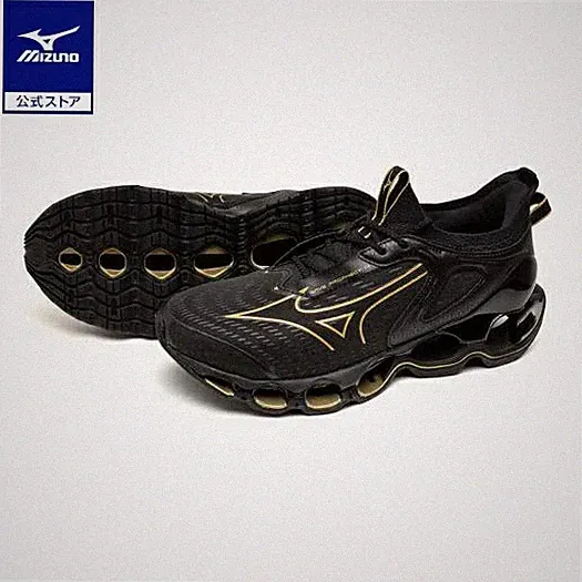 Mizuno Wave Prophecy 14 Black Gold Laufschuhe 27,5 cm