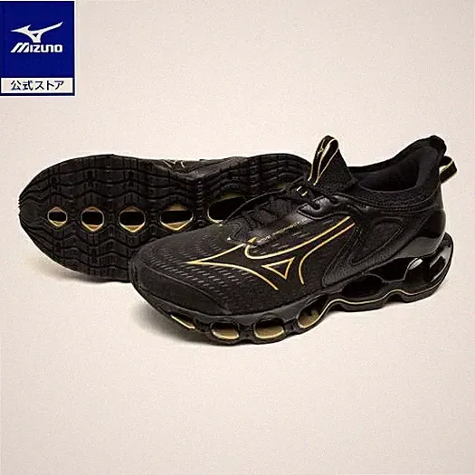 Mizuno Wave Prophecy 14 Black Gold Laufschuhe 28cm US10