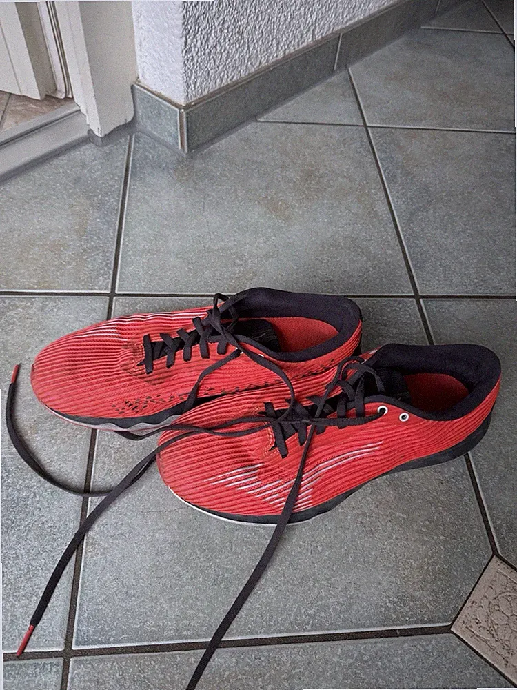Mizuno Wave Shadow 4 Red, Laufschuhe, Größe 42/43
