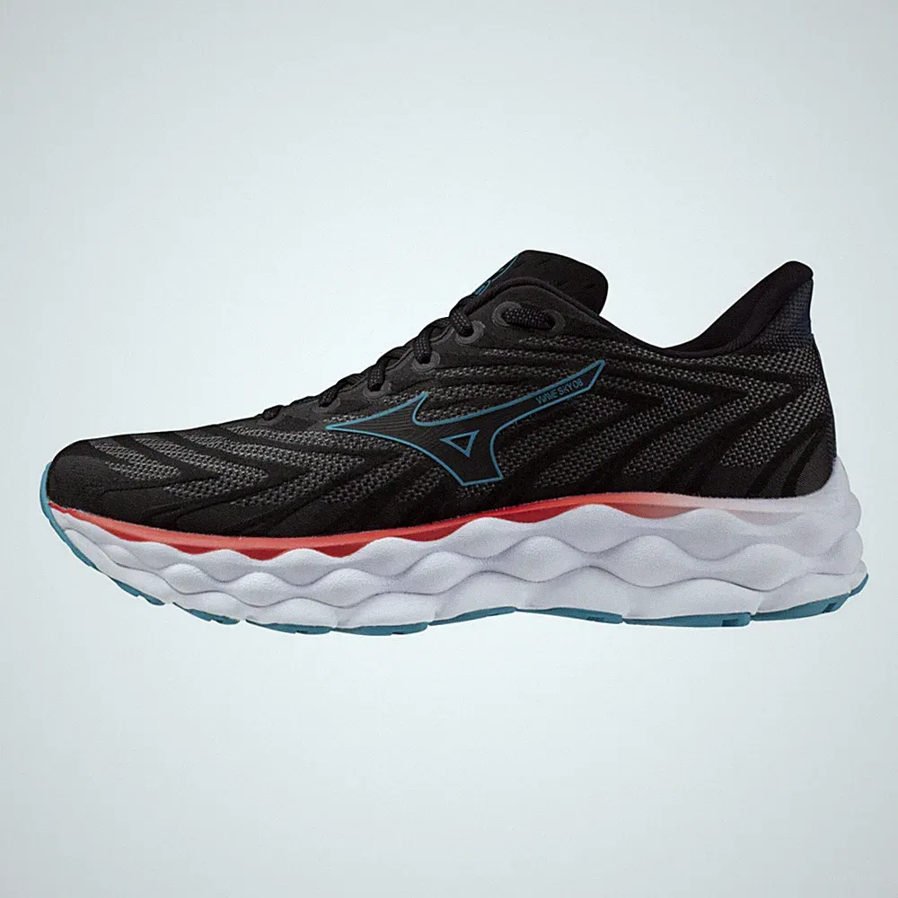MIZUNO WAVE SKY 8 RUNNING HERRENSCHUHE SPORT LAUFSCHUHE J1GC240255 SCHWARZ