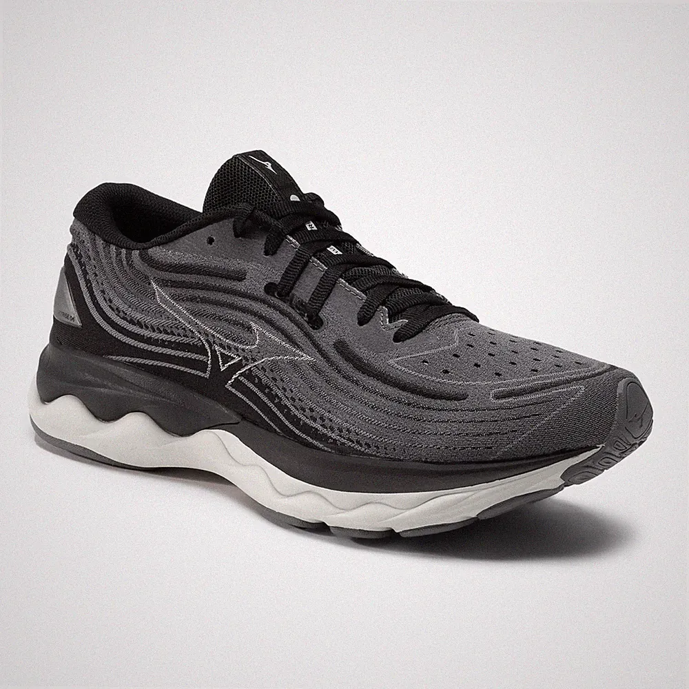 Mizuno Wave Skyrise 4 Herren Laufschuhe Shadow Gray/Black Gr. 44 Schuhe