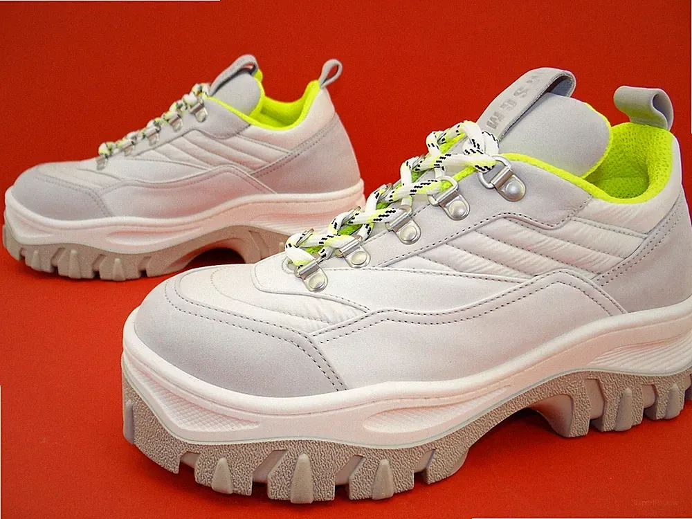 MSGM Scarpa Donna Sneaker Plateau Schuhe Turnschuhe Laufschuhe Damen Leder Gr.39