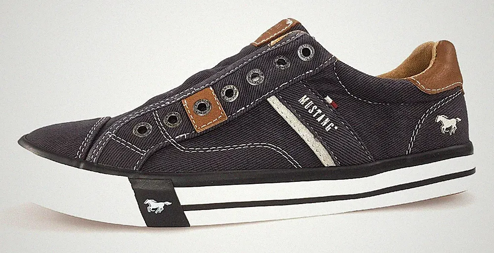 Leinen Flacher Schuh