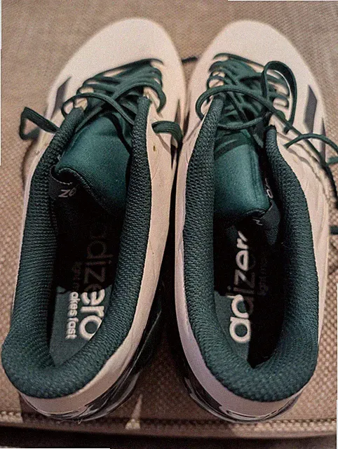 Nagelneue Adidas adizero weiß grün Schuhe UK 10