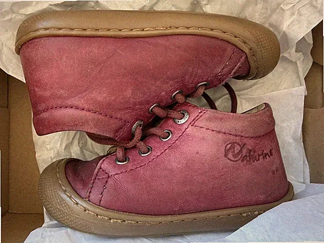 Naturino Cocoon Kinderschuh Mädchen Lauflernschuhe Schuhe Größe 21 Bordeauxrot