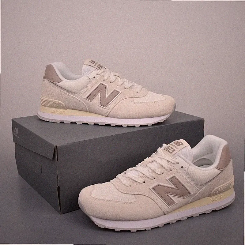 NB New Balance 574 Apricot Low-Top Retro Freizeit Sport Laufschuhe