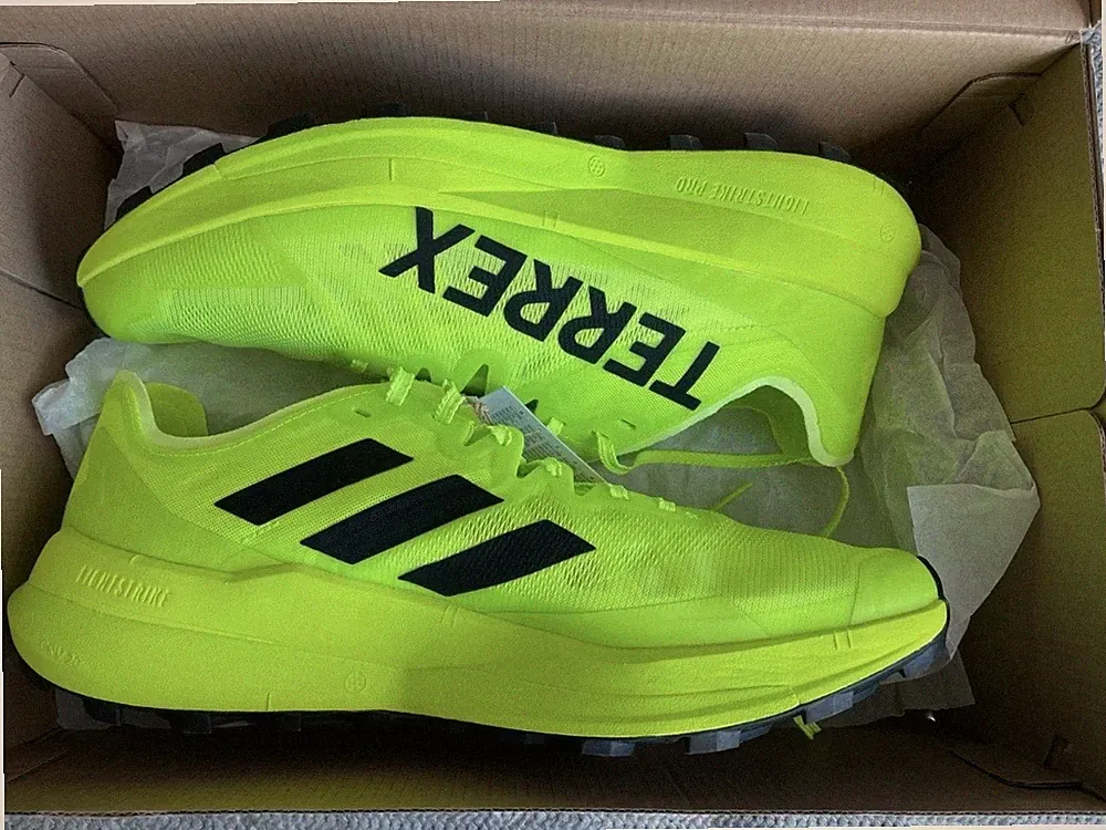 NEU Adidas Terrex Agravic Speed 44 2/3 Grün Trail Laufschuhe Sneaker Training