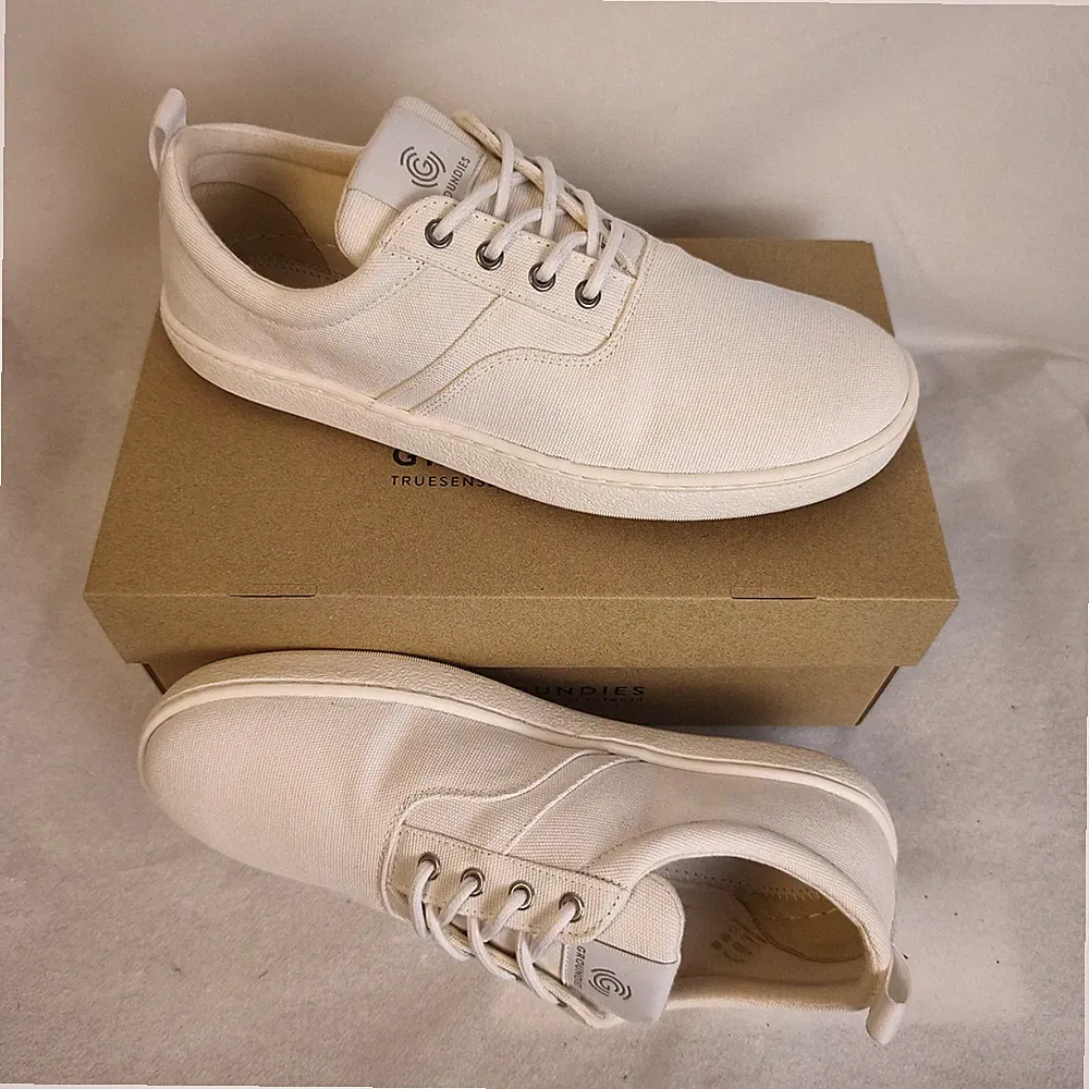 *NEU* Groundies Barfußschuhe Herren Gr. 43 La Paz Weiß Regular