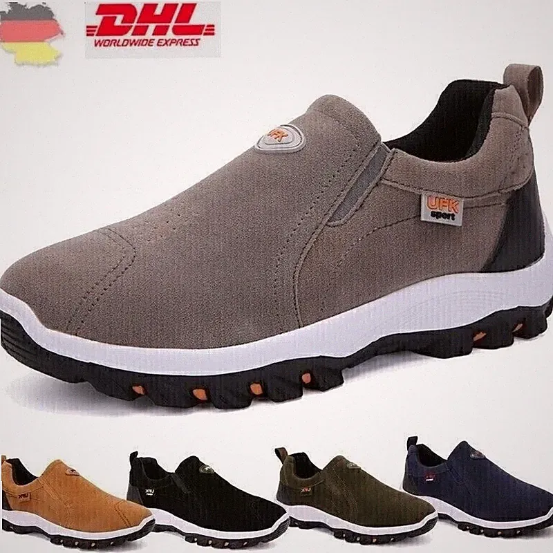 NEU Herren Sportschuhe Laufschuhe Freizeit Slip On Sneaker Schuhe Turnschuhe Gym