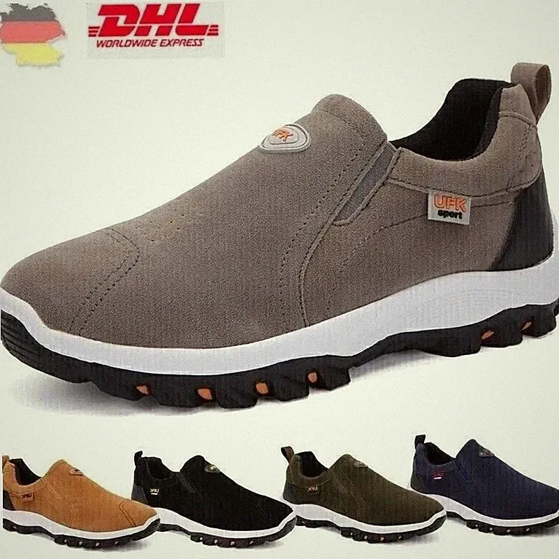 NEU Herren Sportschuhe Laufschuhe Freizeit Slip On Sneaker Schuhe Turnschuhe Gym