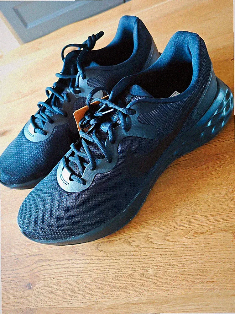 neu Nike Laufschuhe Sneaker Herren schwarz Mesh Low Top US 15 EU 49,5