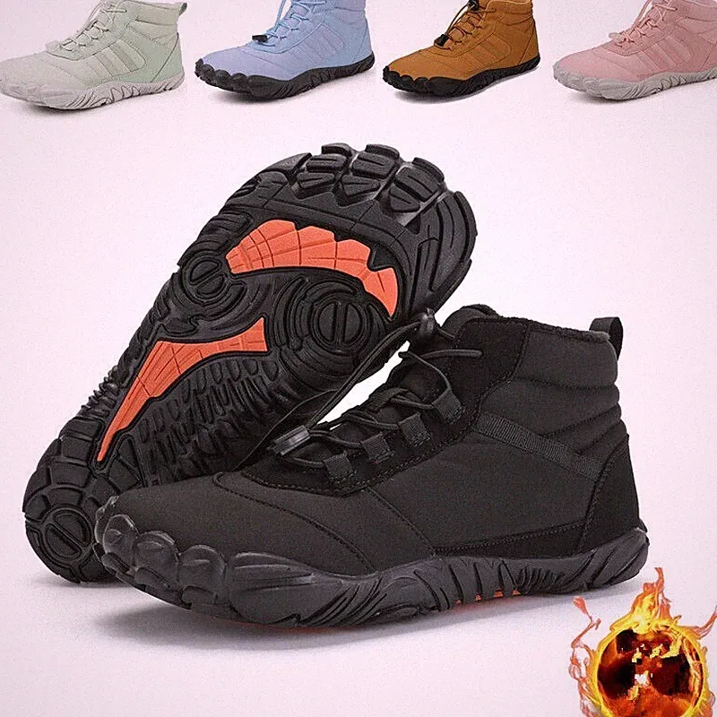 Neu Winter Warme Wanderschuhe Wasserdicht Trekking Klettern Laufen Barfußschuhe