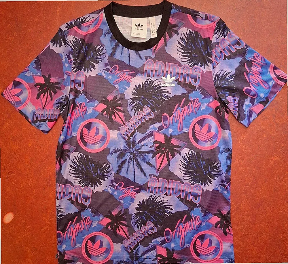 Neuw. lim. Adidas Originals Herren Sport Lauf Shirt mehrfarbig Gr. S mega schön