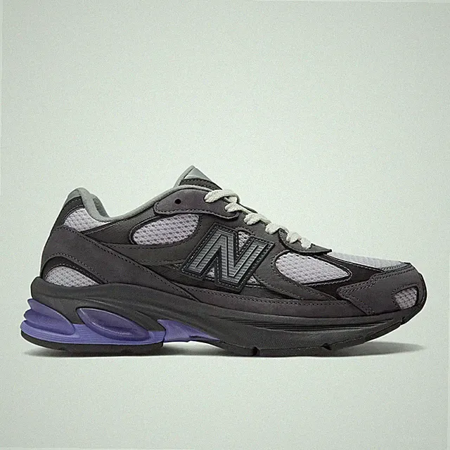 New Balance 2010 Sneaker Unisex Schuhe in GRAU mit VIOLET CRUSH