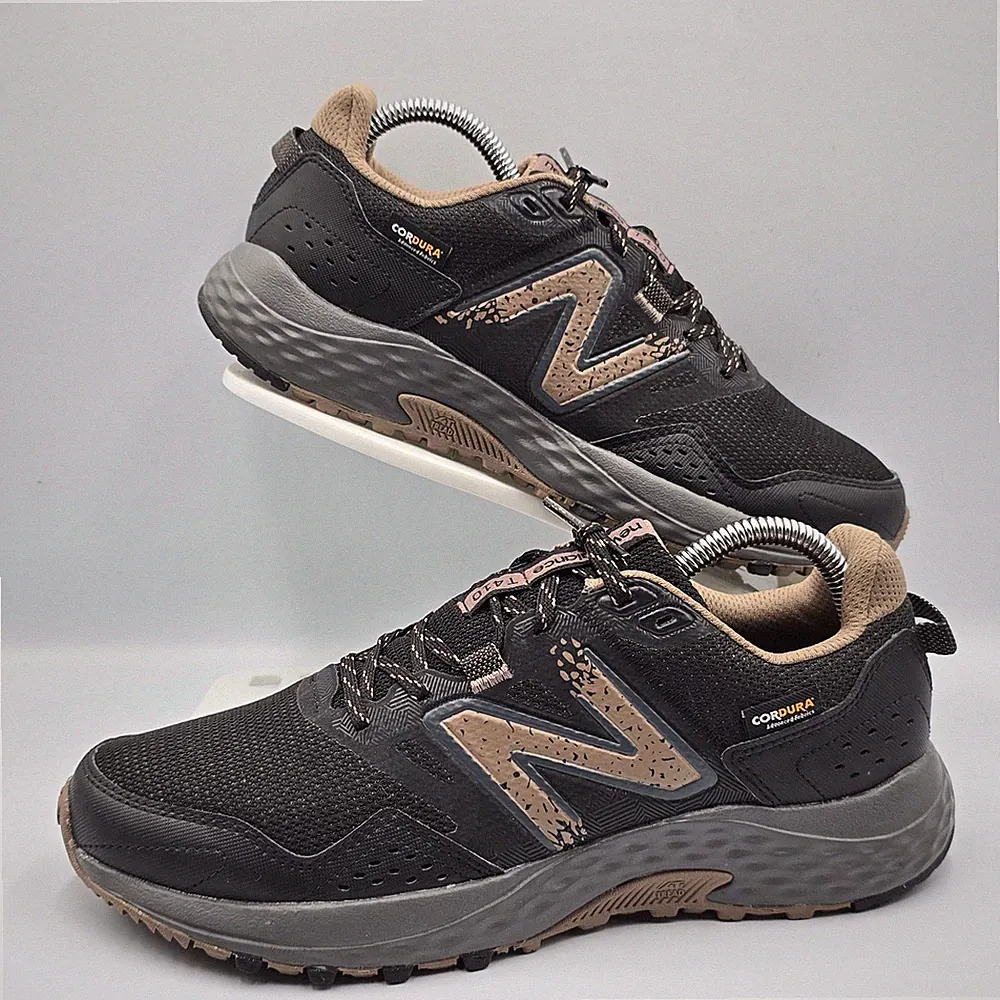 New Balance 410 V8 Cordura Schwarz Braun Trail Laufschuhe Herren UK 8 EU 42 MT41