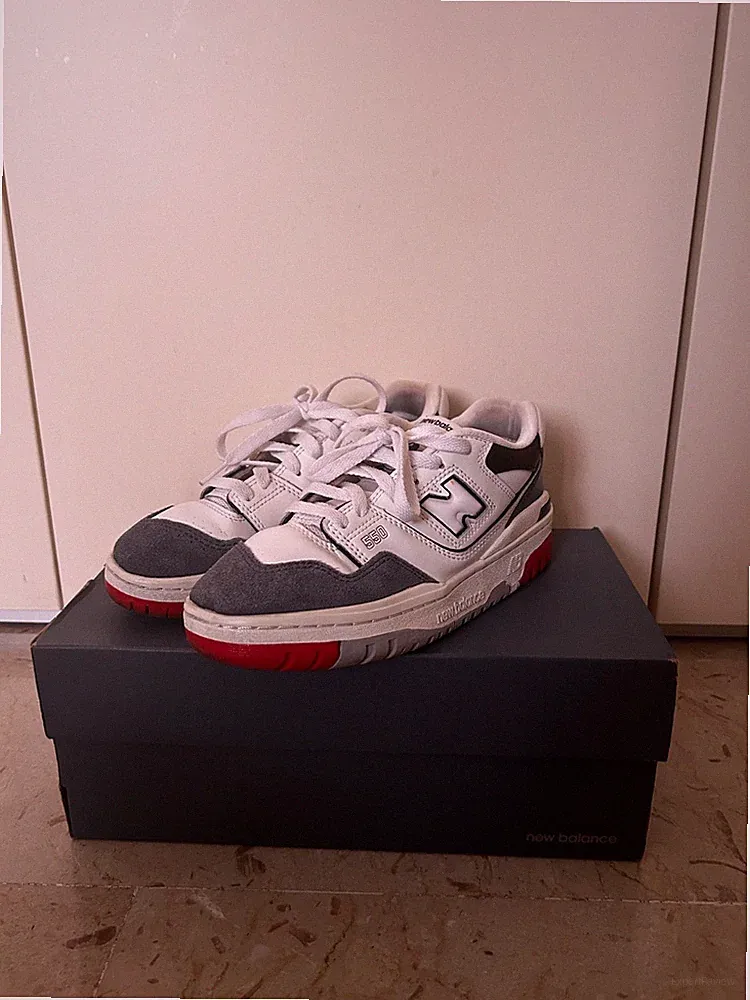 New Balance 550 Damen Sportschuhe, EU 38,5 - Weiß