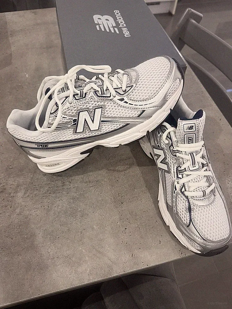 New Balance 740 Damen Sneaker GR740WN Mesh atmungsaktiv Weiß/Grau/Blau EU 40