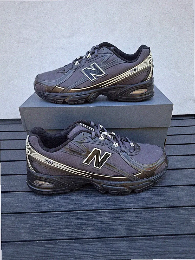 New Balance 740 Dunkelgrau Herren Freizeit Turnschuhe Sneaker Schuhe Gr. 7,5 (UK)