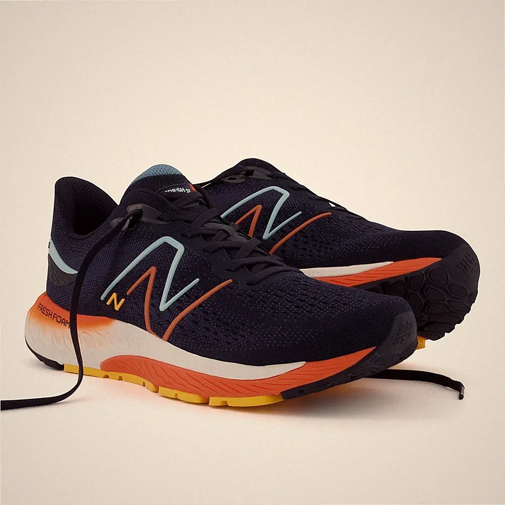 New Balance 880v12 M880M12 Herren Laufschuhe Blau Orange EU 42,5