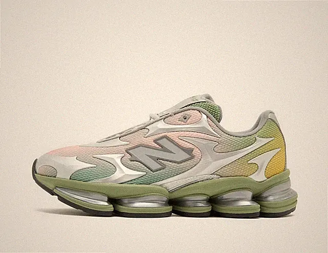 New Balance ABZORB 2000 Sneaker Herrenschuhe in Grün