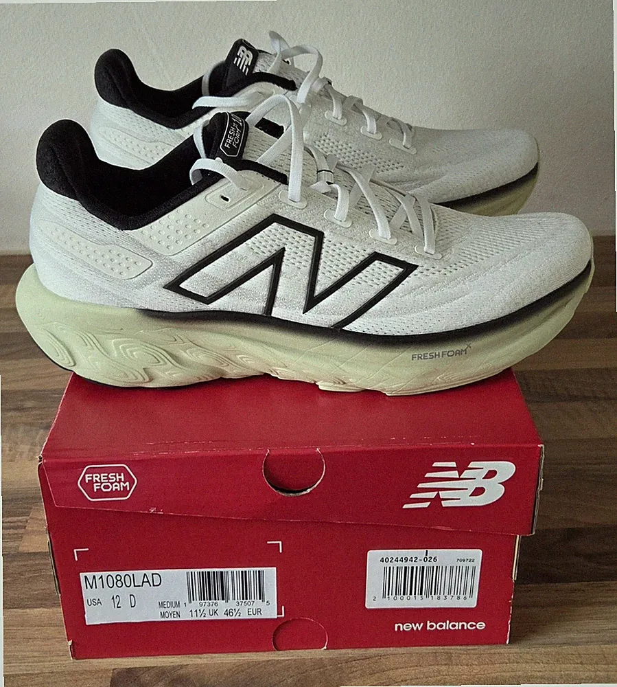 New Balance Fresh Foam 1080 Herren Sneaker Laufschuhe Größe 46,5 Weiß