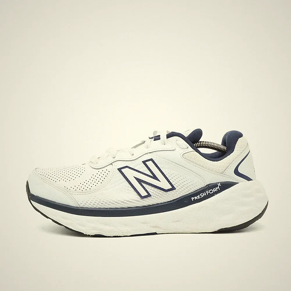New Balance Herren 1080v12 Sportschuhe weiß/blau Mesh Foam Laufschuhe EU 45.5