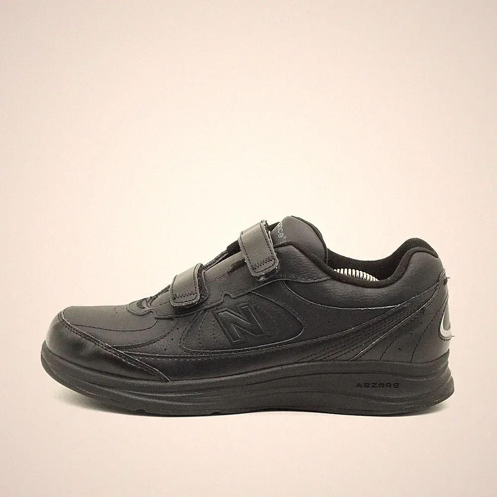 New Balance Herren 577 Sneaker EU 42.5 Schwarz MW577VK Leder Low-Top ABZORB