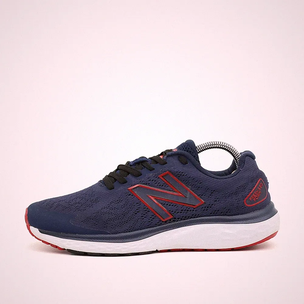 New Balance Herren 680v7 Schuhe Navy/Rot/Weiß Low-Top Foam Laufschuhe EU 43
