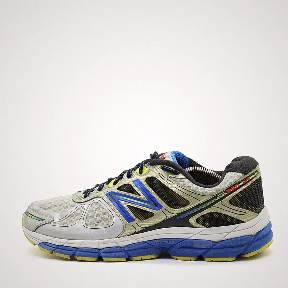 New Balance Herren 860v4 Sportschuhe EU 45.5 Silber/Blau/Gelb M880SB4 860