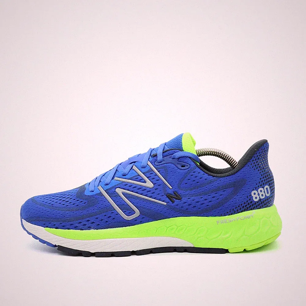 New Balance Herren 880v13 Sportschuhe Blau/Neon-Gelb Mesh Foam Laufschuhe EU 43