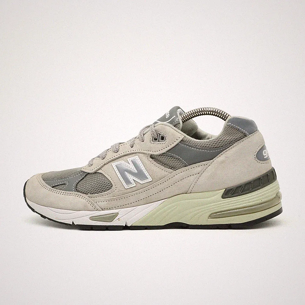 New Balance Herren 991 Laufschuh EU 42,5 Grau M991GL Wildleder Made in England