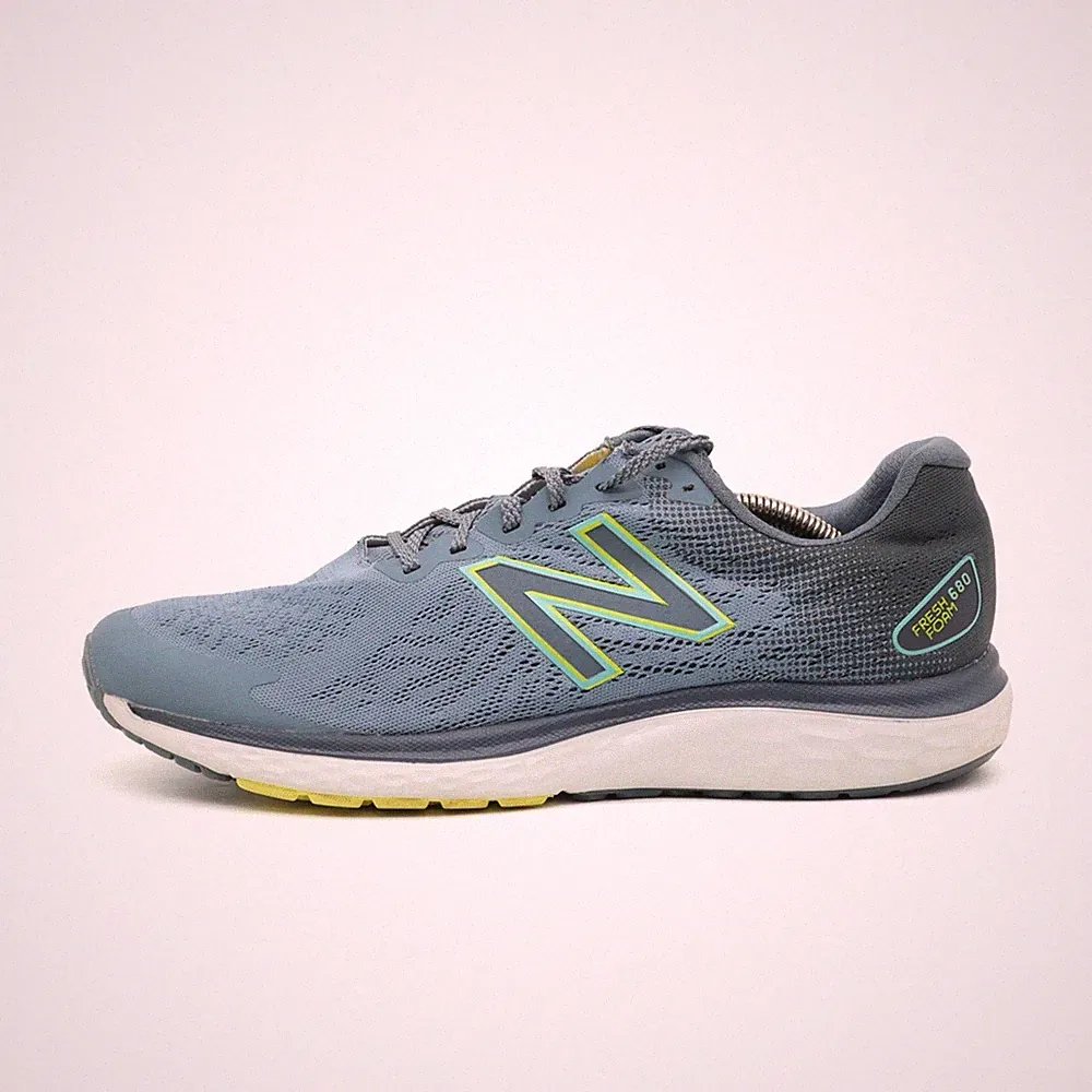 New Balance Herren Fresh Foam 680 Schuhe Blau Mesh Dämpfung Laufschuhe EU 44.5