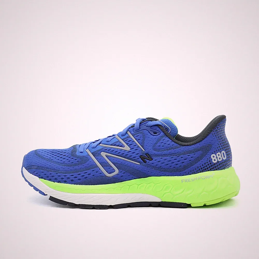 New Balance Herren Fresh Foam 880v13 Laufschuhe Blau/Grü Mesh Low-Top EU 43