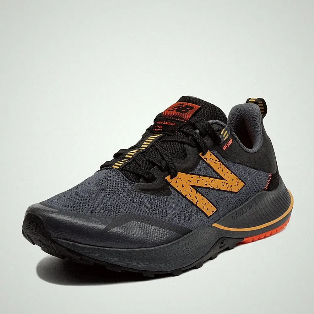 New Balance MTNTRCE4 Nitrel V4 Herren Trail Laufschuhe Grau Orange EU 45 2E